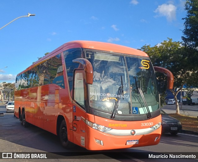Saritur - Santa Rita Transporte Urbano e Rodoviário 33030 na cidade de Belo Horizonte, Minas Gerais, Brasil, por Maurício Nascimento. Número da foto: #13145826.