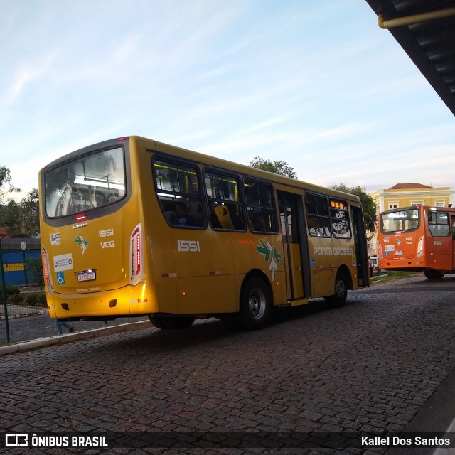 VCG - Viação Campos Gerais 1551 na cidade de Ponta Grossa, Paraná, Brasil, por Kallel Dos Santos. Número da foto: #13147749.