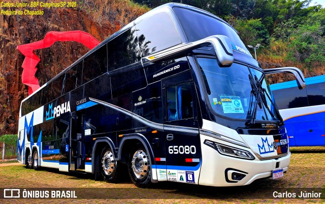 Empresa de Ônibus Nossa Senhora da Penha 65080 na cidade de Campinas, São Paulo, Brasil, por Carlos Júnior. Número da foto: #13146702.