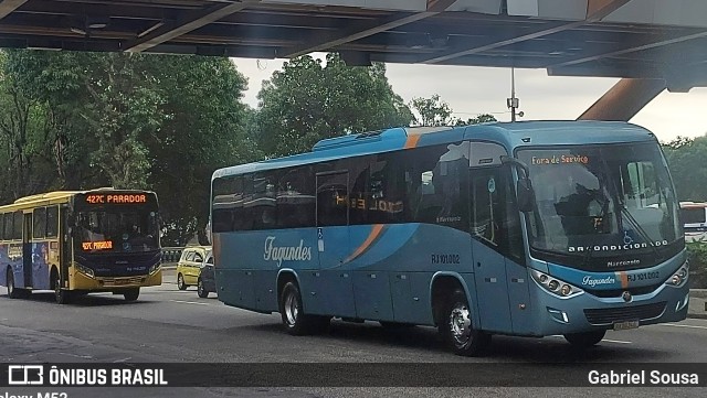 Auto Ônibus Fagundes RJ 101.002 na cidade de Rio de Janeiro, Rio de Janeiro, Brasil, por Gabriel Sousa. Número da foto: #13146850.