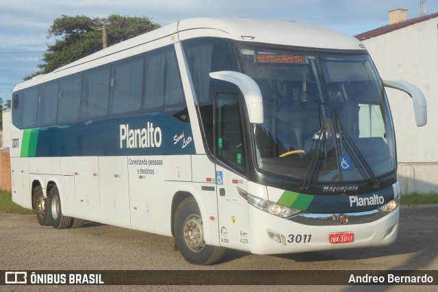 Planalto Transportes 3011 na cidade de Tramandaí, Rio Grande do Sul, Brasil, por Andreo Bernardo. Número da foto: #13146962.
