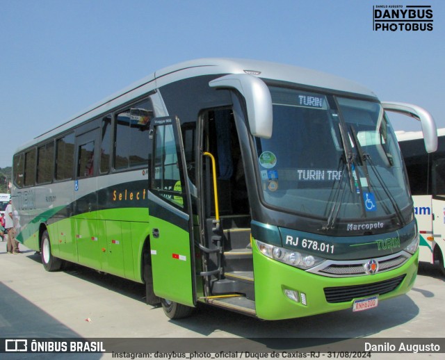 Turin Transportes RJ 678.011 na cidade de Duque de Caxias, Rio de Janeiro, Brasil, por Danilo Augusto. Número da foto: #13147164.