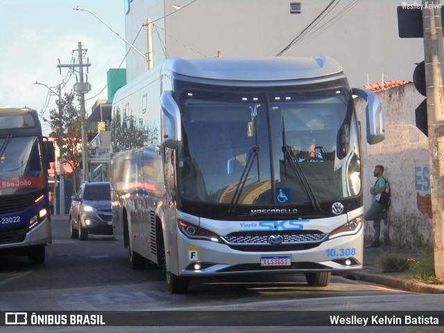 Viação SKS 10.308 na cidade de Sorocaba, São Paulo, Brasil, por Weslley Kelvin Batista. Número da foto: #13145666.