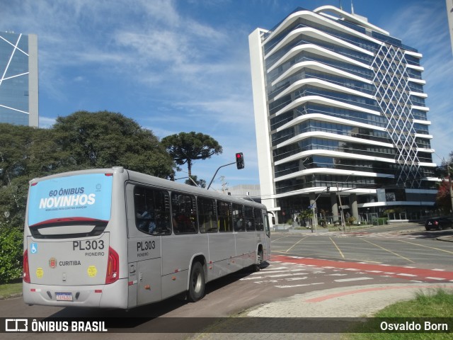 SPE VIA MOBILIDADE S/A PL303 na cidade de Curitiba, Paraná, Brasil, por Osvaldo Born. Número da foto: #13147573.