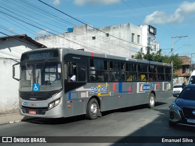 Auto Ônibus São João 24005 na cidade de Feira de Santana, Bahia, Brasil, por Emanuel Silva. Número da foto: #13147385.