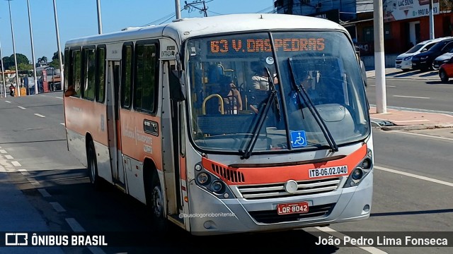 Maravilha Auto Ônibus ITB 06.02.040 na cidade de Itaboraí, Rio de Janeiro, Brasil, por João Pedro Lima Fonseca. Número da foto: #13146728.