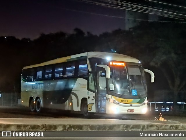 Empresa Gontijo de Transportes 19195 na cidade de Belo Horizonte, Minas Gerais, Brasil, por Maurício Nascimento. Número da foto: #13147973.