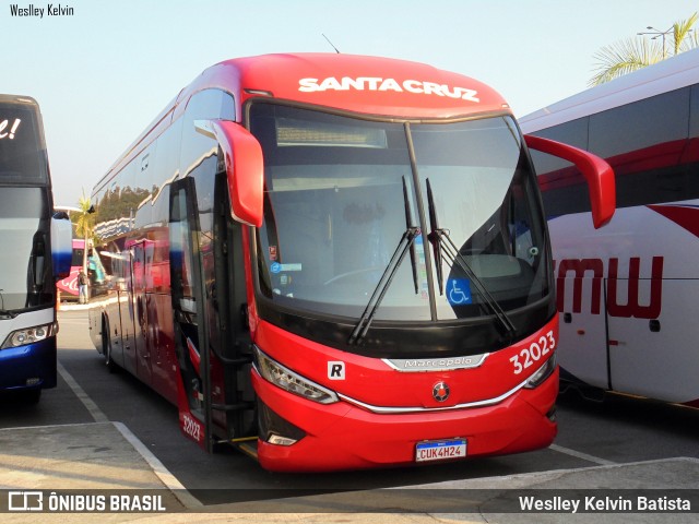 Viação Santa Cruz 32023 na cidade de Aparecida, São Paulo, Brasil, por Weslley Kelvin Batista. Número da foto: #13145682.