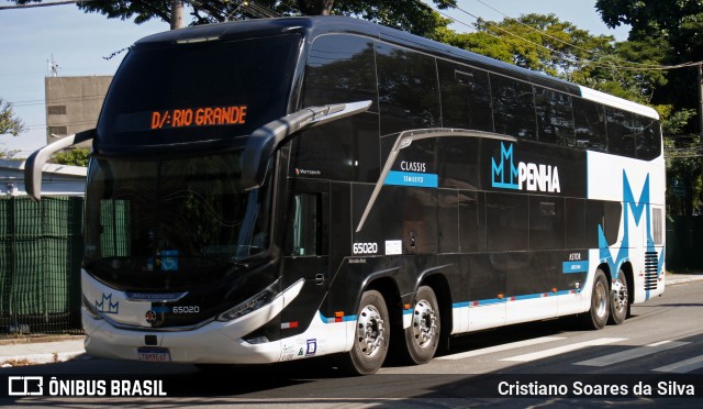 Empresa de Ônibus Nossa Senhora da Penha 65020 na cidade de São Paulo, São Paulo, Brasil, por Cristiano Soares da Silva. Número da foto: #13147445.
