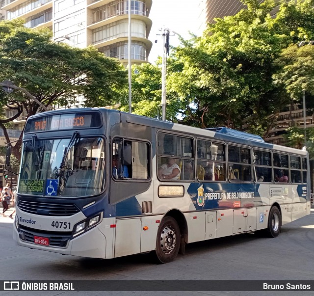 Urca Auto Ônibus 40751 na cidade de Belo Horizonte, Minas Gerais, Brasil, por Bruno Santos. Número da foto: #13146875.