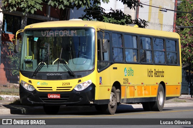 Viação Elite 2259 na cidade de Volta Redonda, Rio de Janeiro, Brasil, por Lucas Oliveira. Número da foto: #13145848.
