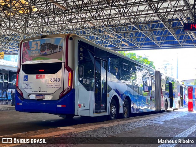 Next Mobilidade - ABC Sistema de Transporte 8340 na cidade de Santo André, São Paulo, Brasil, por Matheus Ribeiro. Número da foto: #13145683.