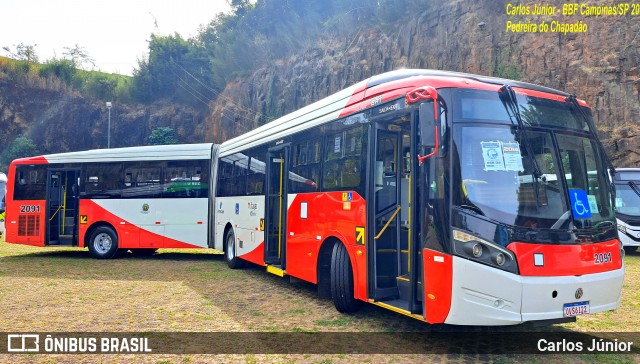 Itajaí Transportes Coletivos 2091 na cidade de Campinas, São Paulo, Brasil, por Carlos Júnior. Número da foto: #13146885.