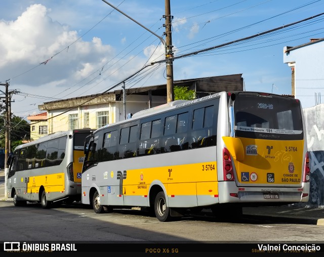 Upbus Qualidade em Transportes 3 5764 na cidade de São Paulo, São Paulo, Brasil, por Valnei Conceição. Número da foto: #13147976.