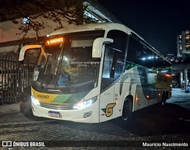 Empresa Gontijo de Transportes 19590 na cidade de Belo Horizonte, Minas Gerais, Brasil, por Maurício Nascimento. Número da foto: #13147876.