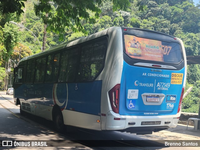 Transurb A72149 na cidade de Rio de Janeiro, Rio de Janeiro, Brasil, por Brenno Santos. Número da foto: #13145513.