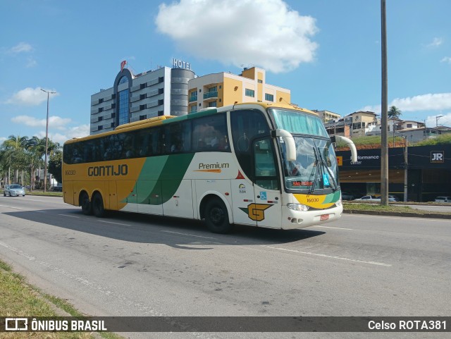 Empresa Gontijo de Transportes 16030 na cidade de Ipatinga, Minas Gerais, Brasil, por Celso ROTA381. Número da foto: #13146978.