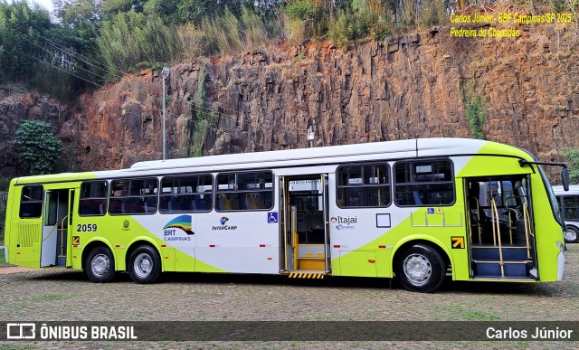 Itajaí Transportes Coletivos 2059 na cidade de Campinas, São Paulo, Brasil, por Carlos Júnior. Número da foto: #13146866.