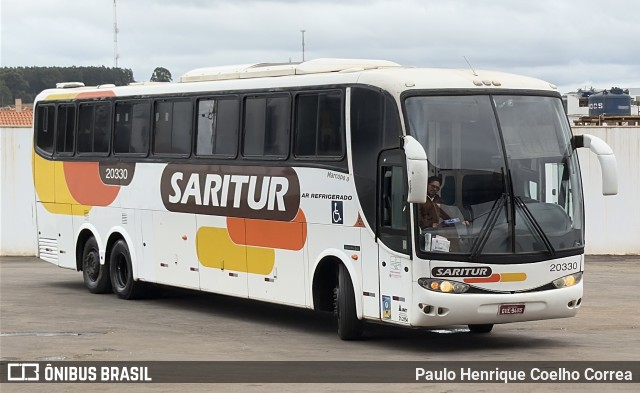 Saritur - Santa Rita Transporte Urbano e Rodoviário 20330 na cidade de Capelinha, Minas Gerais, Brasil, por Paulo Henrique Coelho Correa. Número da foto: #13146658.