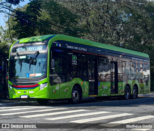 Nova Paineira Transportes Urbanos S.A 7 5001 na cidade de São Paulo, São Paulo, Brasil, por Matheus Costa. Número da foto: #13146849.