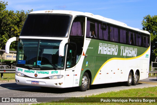 Ribeiro Turismo 2170 na cidade de Barra do Piraí, Rio de Janeiro, Brasil, por Paulo Henrique Pereira Borges. Número da foto: #13147606.