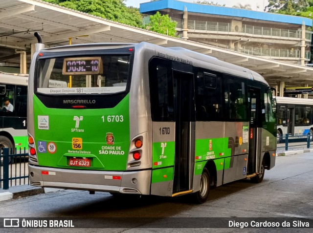 Transcooper > Norte Buss 1 6703 na cidade de São Paulo, São Paulo, Brasil, por Diego Cardoso da Silva. Número da foto: #13145226.