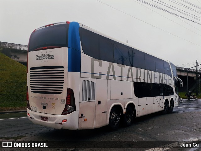 Auto Viação Catarinense 3513 na cidade de Itanhaém, São Paulo, Brasil, por Jean Gu. Número da foto: #13145213.
