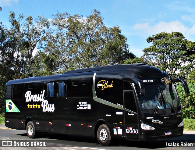 Brasil Bus 12000 na cidade de Santos Dumont, Minas Gerais, Brasil, por Isaias Ralen. Número da foto: #13146992.