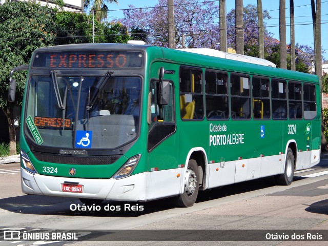 Sudeste Transportes Coletivos 3324 na cidade de Porto Alegre, Rio Grande do Sul, Brasil, por Otávio dos Reis . Número da foto: #13145885.