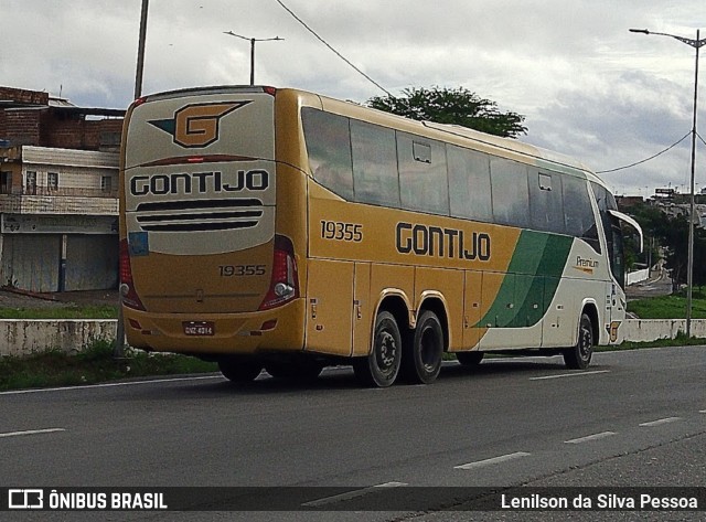 Empresa Gontijo de Transportes 19355 na cidade de Caruaru, Pernambuco, Brasil, por Lenilson da Silva Pessoa. Número da foto: #13147096.