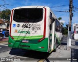 Viação Piracicabana Santos 4505 na cidade de Santos, São Paulo, Brasil, por Davi Cesar. Número da foto: #13147004.
