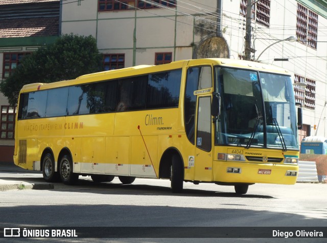 Viação Itapemirim 44043 na cidade de Rio de Janeiro, Rio de Janeiro, Brasil, por Diego Oliveira. Número da foto: #13095969.