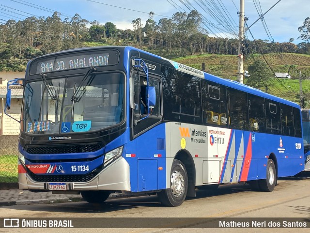 Viação Miracatiba 15.1134 na cidade de Itapecerica da Serra, São Paulo, Brasil, por Matheus Neri dos Santos. Número da foto: #13096591.