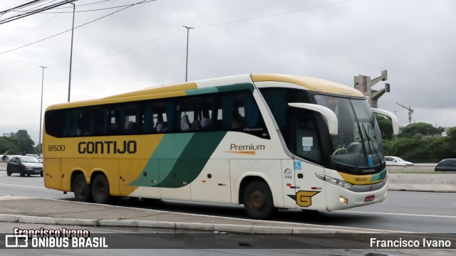 Empresa Gontijo de Transportes 18500 na cidade de São Paulo, São Paulo, Brasil, por Francisco Ivano. Número da foto: #13098908.