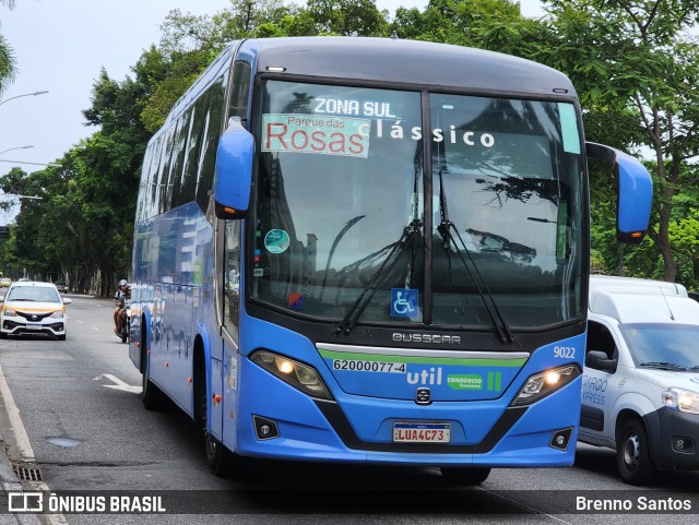 UTIL - União Transporte Interestadual de Luxo 9022 na cidade de Rio de Janeiro, Rio de Janeiro, Brasil, por Brenno Santos. Número da foto: #13096022.