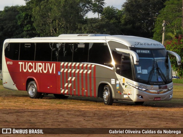 Tucuruvi Transportes e Turismo 8700 na cidade de Artur Nogueira, São Paulo, Brasil, por Gabriel Oliveira Caldas da Nobrega. Número da foto: #13096870.