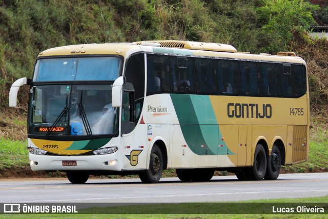 Empresa Gontijo de Transportes 14785 na cidade de Muriaé, Minas Gerais, Brasil, por Lucas Oliveira. Número da foto: #13096982.