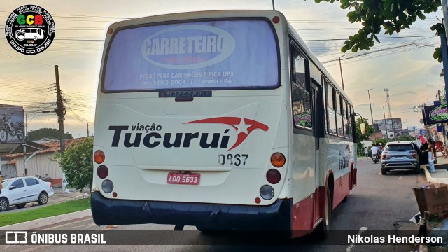 Viação Tucuruí D867 na cidade de Tucuruí, Pará, Brasil, por Nikolas Henderson. Número da foto: #13097319.