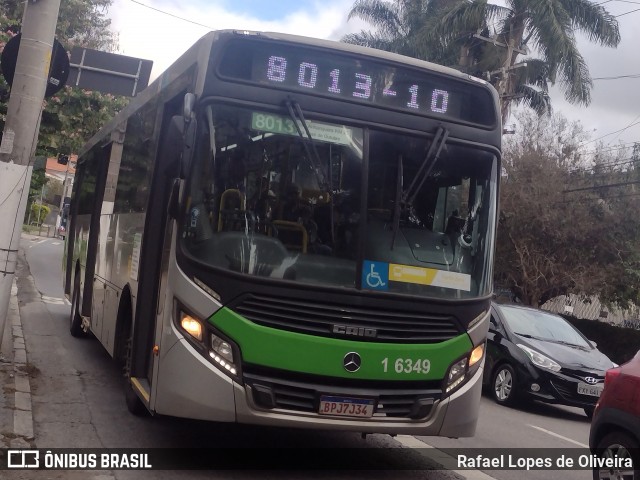 Transcooper > Norte Buss 1 6349 na cidade de São Paulo, São Paulo, Brasil, por Rafael Lopes de Oliveira. Número da foto: #13096588.