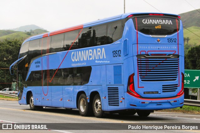 UTIL - União Transporte Interestadual de Luxo 13512 na cidade de Barra do Piraí, Rio de Janeiro, Brasil, por Paulo Henrique Pereira Borges. Número da foto: #13096610.