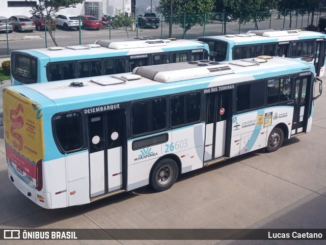 Maraponga Transportes 26603 na cidade de Fortaleza, Ceará, Brasil, por Lucas Caetano. Número da foto: #13097655.