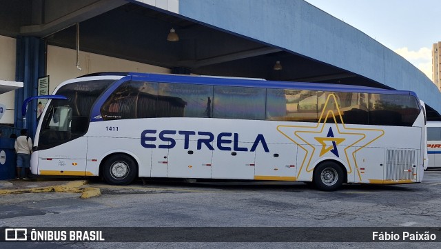 Viação Estrela 1411 na cidade de Sorocaba, São Paulo, Brasil, por Fábio Paixão. Número da foto: #13098239.