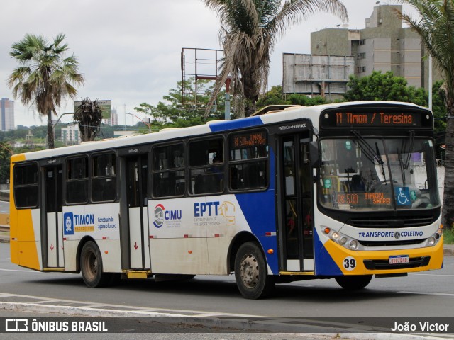 EPTT - Empresa Pública de Transporte Timonense 39 na cidade de Teresina, Piauí, Brasil, por João Victor. Número da foto: #13095737.