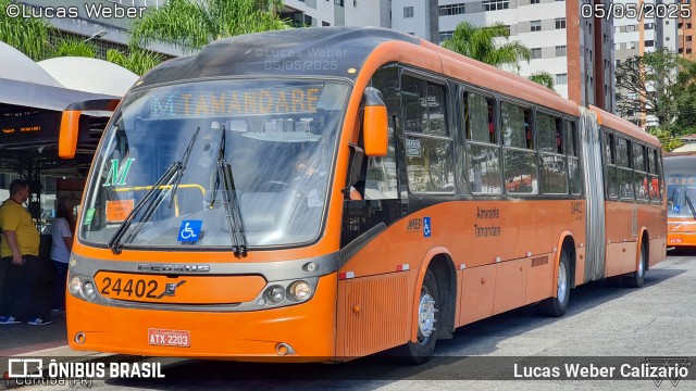 Viação Antonina 24402 na cidade de Curitiba, Paraná, Brasil, por Lucas Weber Calizario. Número da foto: #13098693.