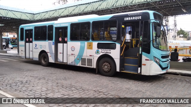 Auto Viação São José 12401 na cidade de Fortaleza, Ceará, Brasil, por FRANCISCO WALLACE. Número da foto: #13097971.