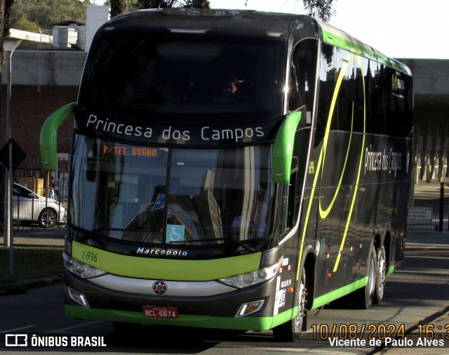 Expresso Princesa dos Campos 6896 na cidade de Curitiba, Paraná, Brasil, por Vicente de Paulo Alves. Número da foto: #13095810.