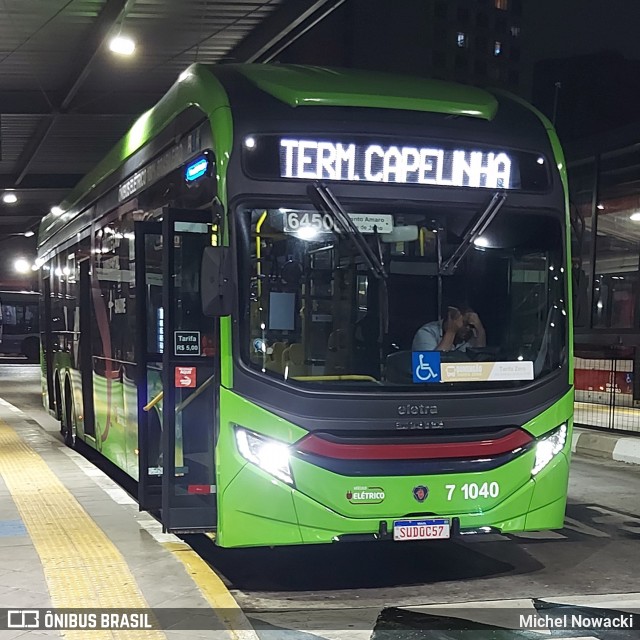 Viação Campo Belo 7 1040 na cidade de São Paulo, São Paulo, Brasil, por Michel Nowacki. Número da foto: #13098844.