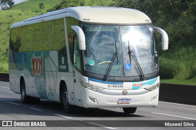 Auto Viação 1001 RJ 108.840 na cidade de Barra Mansa, Rio de Janeiro, Brasil, por Maxwel Silva. Número da foto: #13096879.