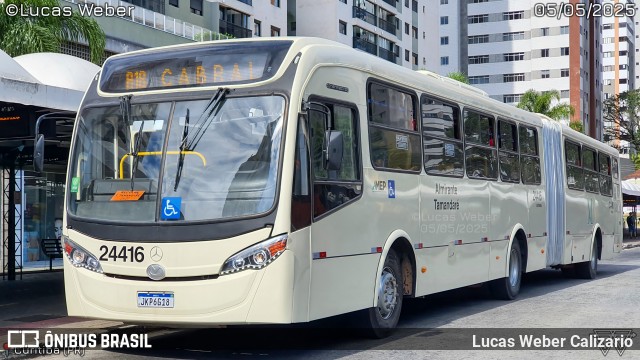Viação Antonina 24416 na cidade de Curitiba, Paraná, Brasil, por Lucas Weber Calizario. Número da foto: #13098704.
