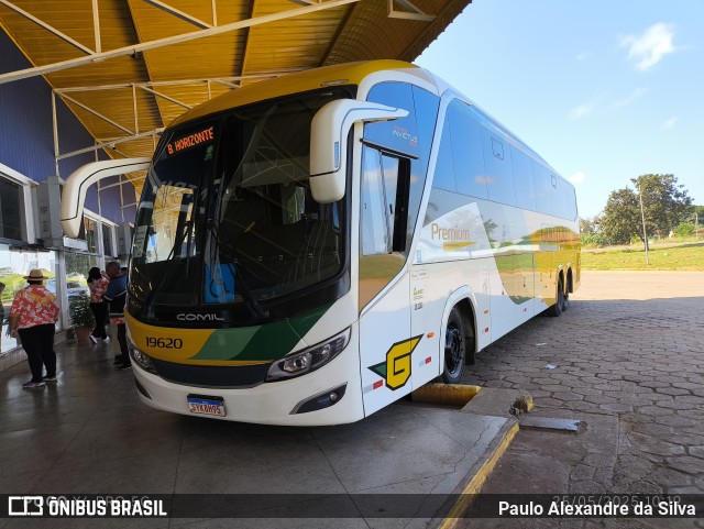 Empresa Gontijo de Transportes 19620 na cidade de Luz, Minas Gerais, Brasil, por Paulo Alexandre da Silva. Número da foto: #13097291.